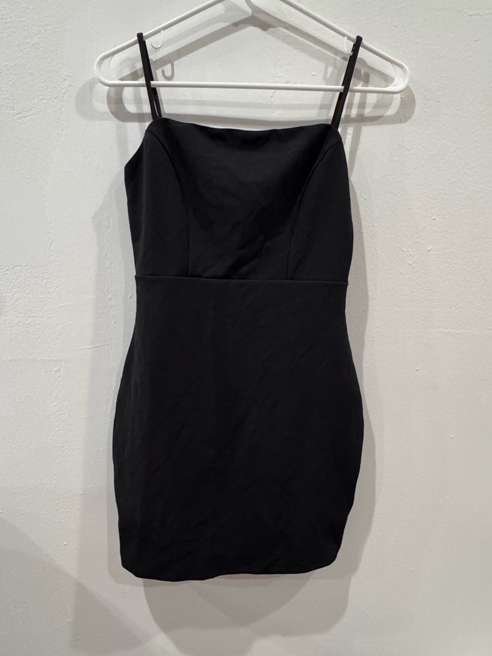 Windsor Black Spaghetti-Strap Mini Dress